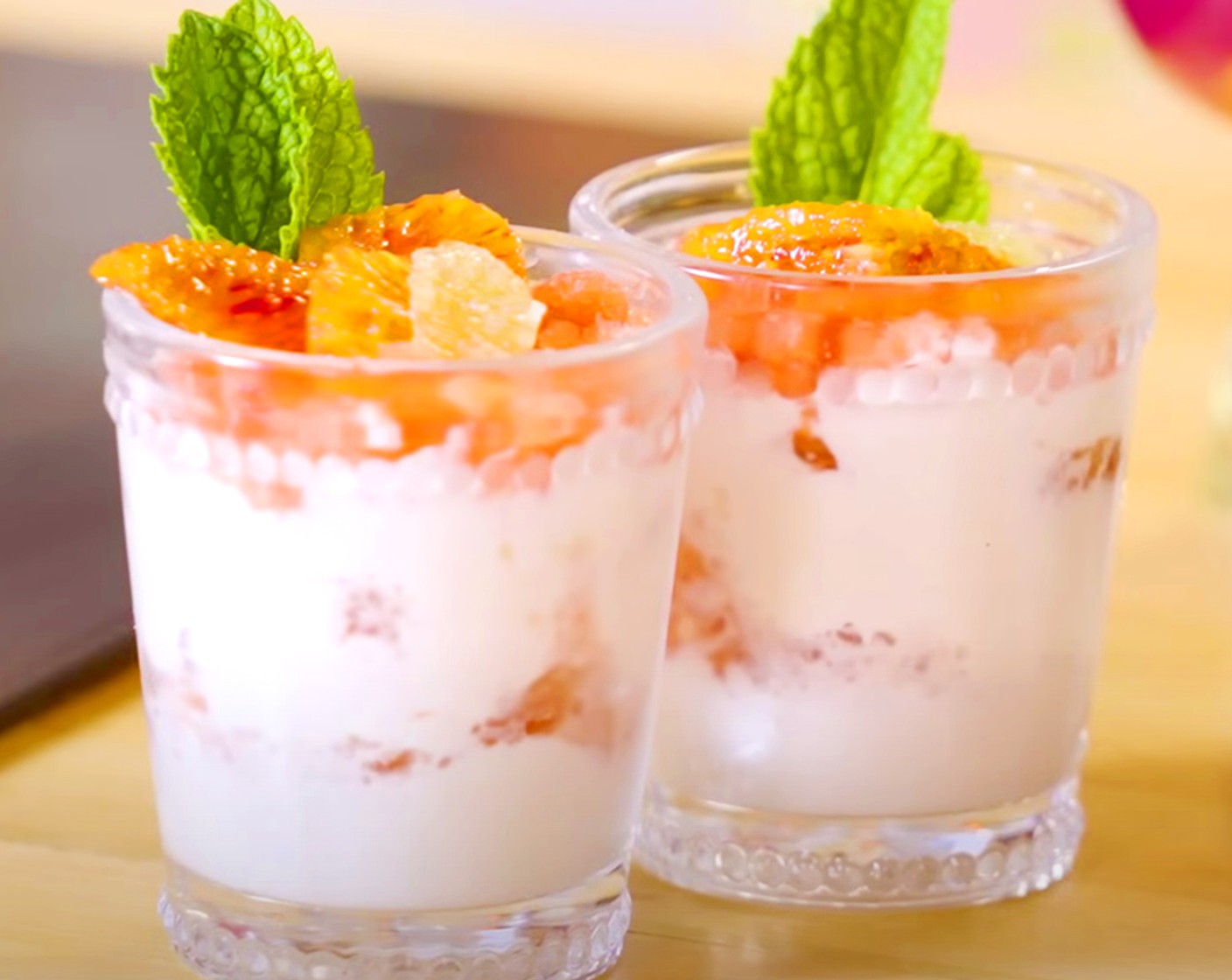 Blood Orange Granita Parfait