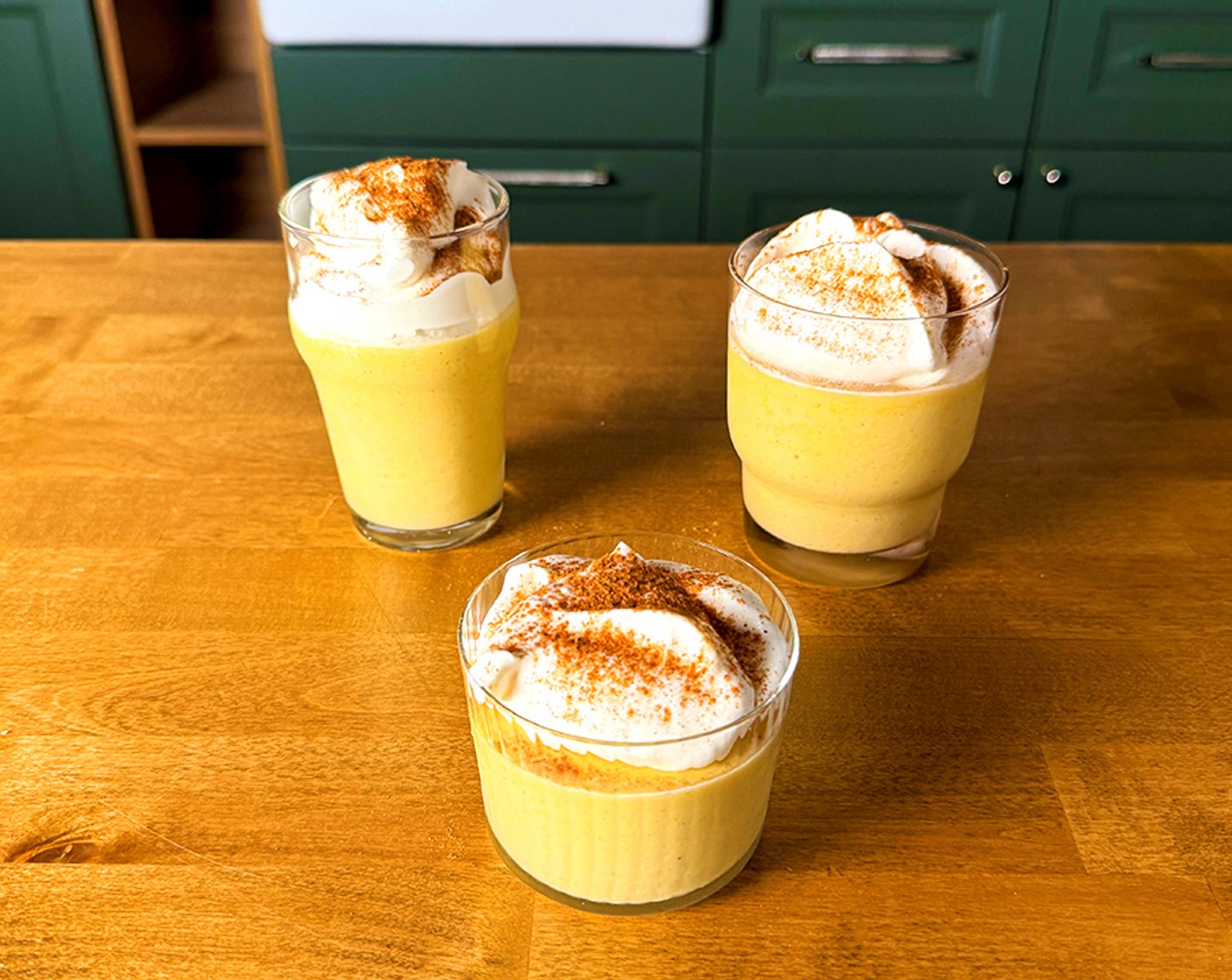 Pumpkin Spice Budino with Maple Whipped Cream