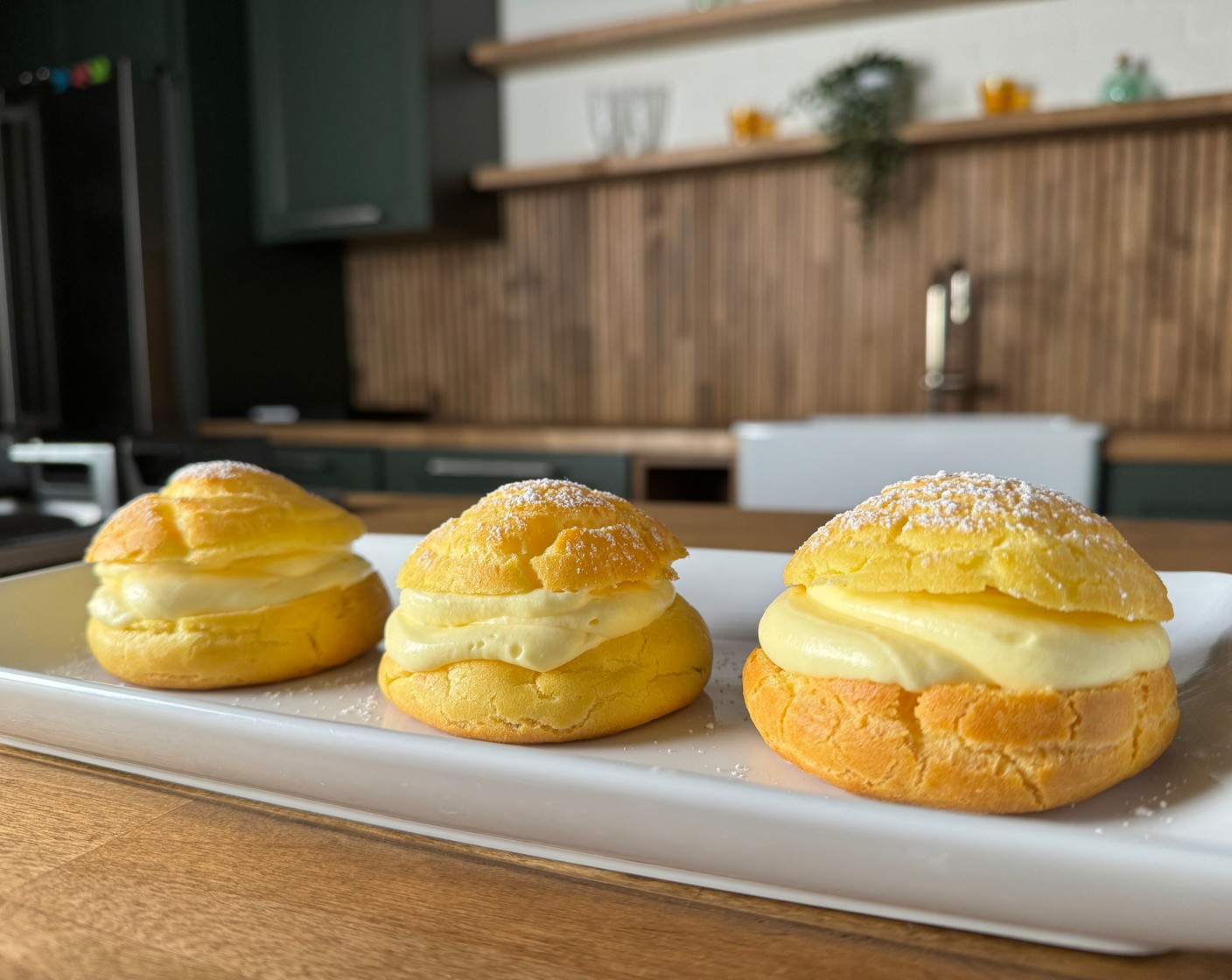 Paris-Brest with Lemon Diplomat Filling